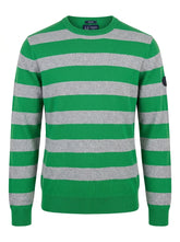 Armani Jeans Pullover Grün Gestreift — ghost