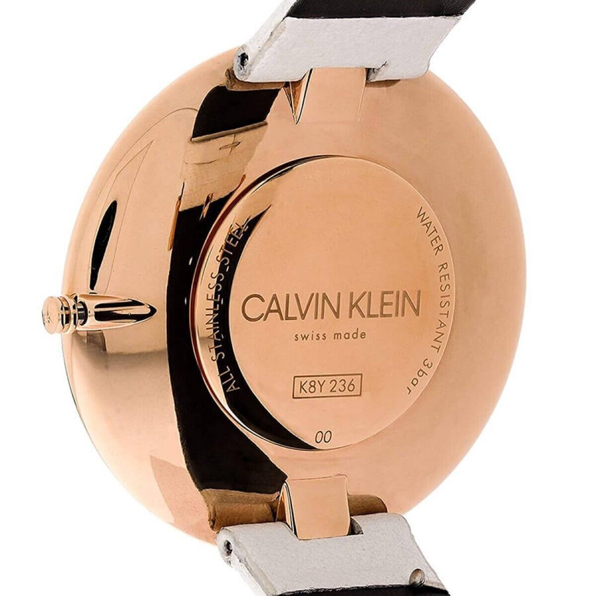 CALVIN KLEIN Full Moon Quarz Damenarmbanduhr mit silbernem Zifferblatt