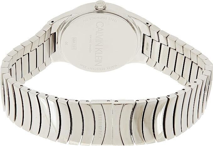CALVIN KLEIN Whirl Silber Zifferblatt Edelstahl Damen Uhr