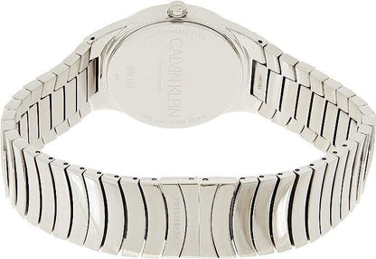 CALVIN KLEIN Whirl Silber Zifferblatt Edelstahl Damen Uhr