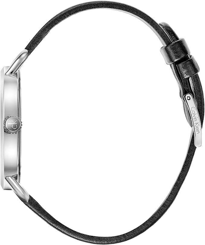 CALVIN KLEIN Even Quarz Silber Zifferblatt Unisex Uhr