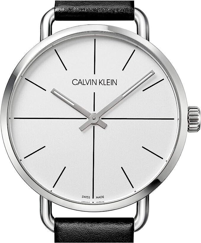 CALVIN KLEIN Even Quarz Silber Zifferblatt Unisex Uhr