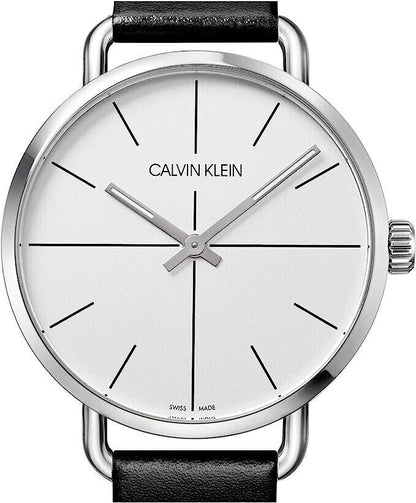 CALVIN KLEIN Even Quarz Silber Zifferblatt Unisex Uhr