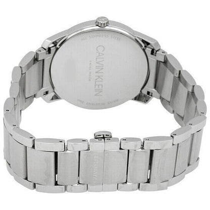 CALVIN KLEIN City Extension Quarzuhr Silber Zifferblatt Unisex