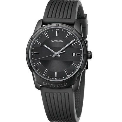 CALVIN KLEIN Evidence Herren Quarz Uhr mit schwarzem Zifferblatt
