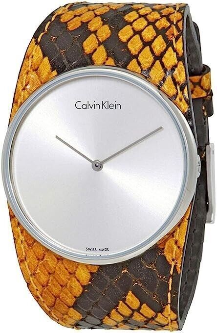 CALVIN KLEIN Spellbound Damenarmbanduhr mit silbernem Zifferblatt
