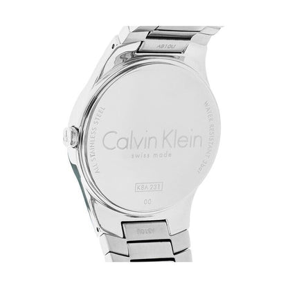 CALVIN KLEIN Whirl schwarze Zifferblatt Edelstahl Damen Uhr