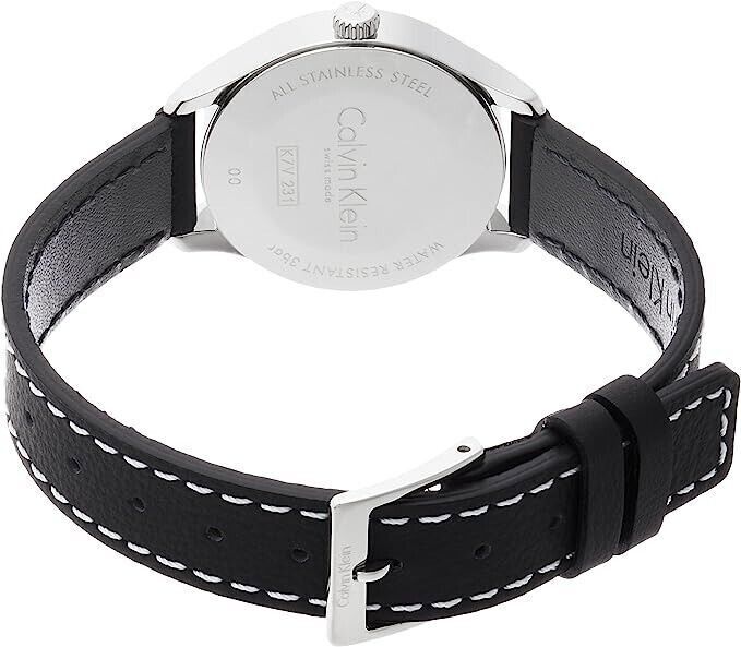 CALVIN KLEIN Endless Quarz Damenarmbanduhr mit schwarzem Ziffernblatt