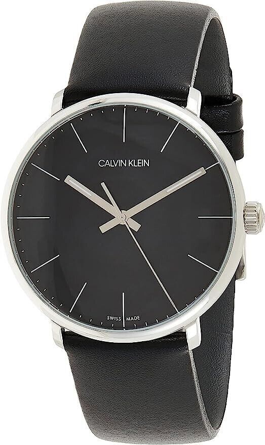 CALVIN KLEIN High Noon Quarz Uhr Herren Schwarz Zifferblatt