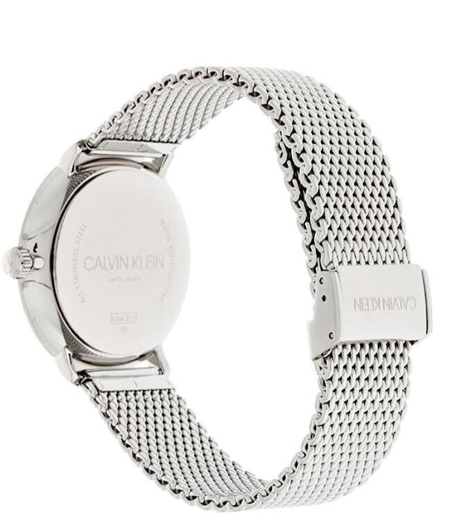 CALVIN KLEIN High Noon Quarz-Herrenuhr mit silbernem Zifferblatt K8M21126