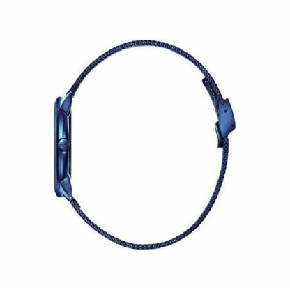 CALVIN KLEIN Minimal Quartz Damenarmbanduhr mit blauem Zifferblatt
