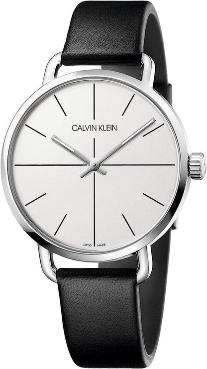 CALVIN KLEIN Even Quarz Silber Zifferblatt Unisex Uhr