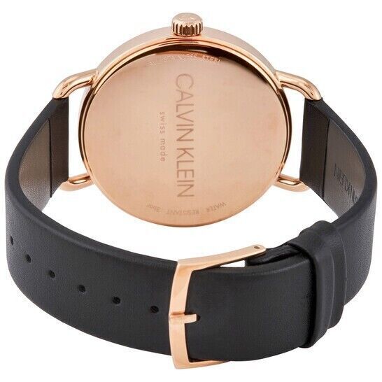 CALVIN KLEIN Even Quarz Damenarmbanduhr mit silbernem Zifferblatt
