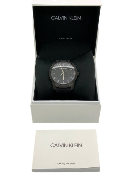 CALVIN KLEIN Evidence Herren Quarz Uhr mit schwarzem Zifferblatt