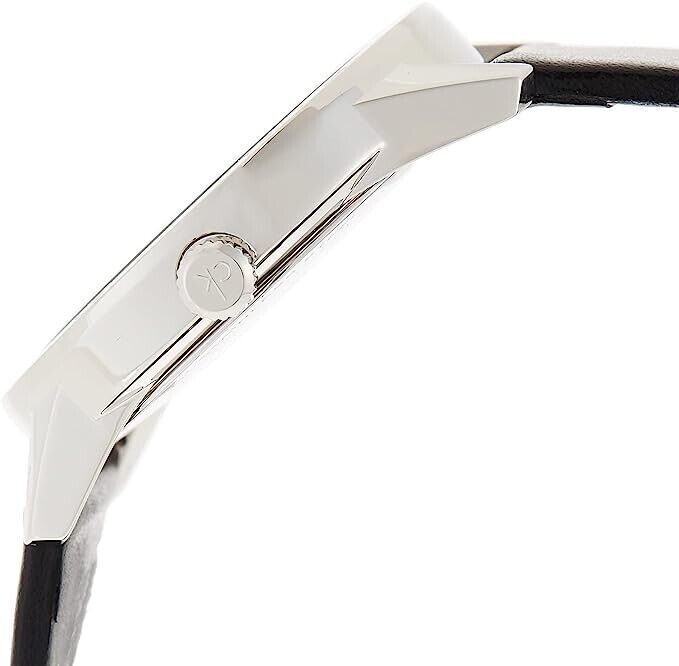CALVIN KLEIN Steady Quarz Uhr Herren Schwarz Zifferblatt