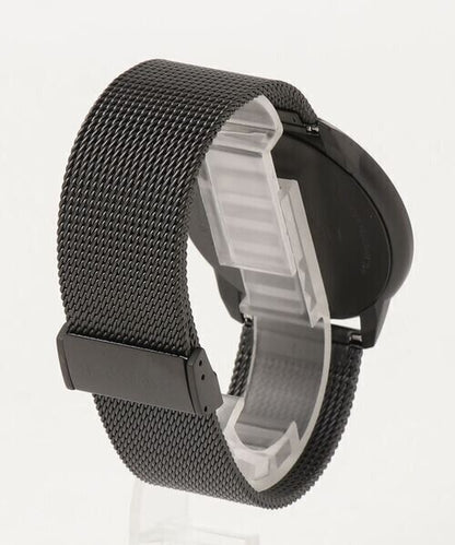 CALVIN KLEIN Minimal Quartz Herrenarmbanduhr mit schwarzem Zifferblatt