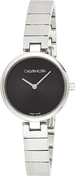 CALVIN KLEIN Authentische Quarz Damenarmbanduhr schwarz K3M23526