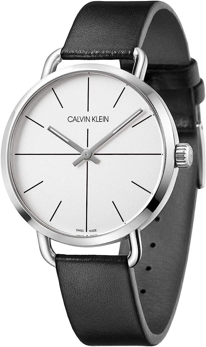 CALVIN KLEIN Even Quarz Silber Zifferblatt Unisex Uhr