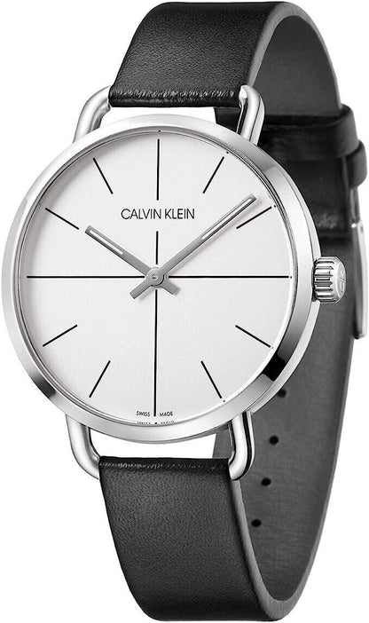 CALVIN KLEIN Even Quarz Silber Zifferblatt Unisex Uhr