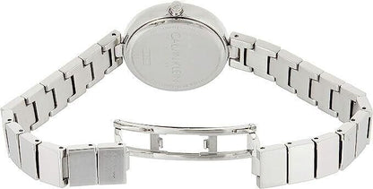 CALVIN KLEIN Authentische Quarz Damenarmbanduhr schwarz K3M23526