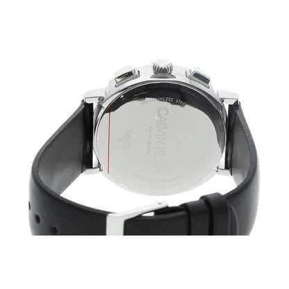 CALVIN KLEIN Chronograph Quarz Uhr Blau Zifferblatt Herren K3M23526