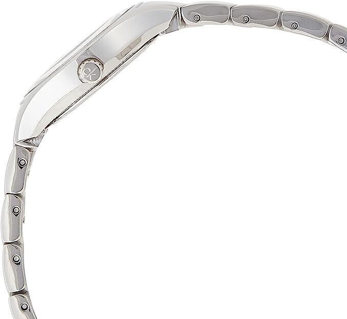 CALVIN KLEIN Classic Quarz Damenarmbanduhr mit schwarzem Zifferblatt