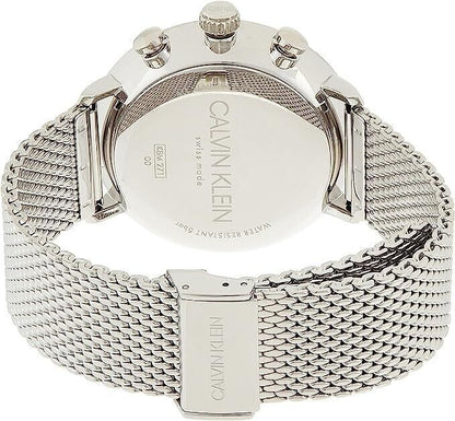 CALVIN KLEIN High Noon Chronograph Quarz Herren Uhr schwarz Zifferblatt