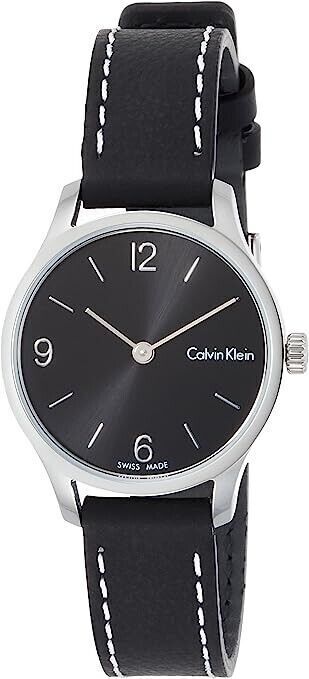 CALVIN KLEIN Endless Quarz Damenarmbanduhr mit schwarzem Ziffernblatt