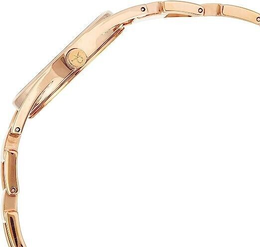 CALVIN KLEIN Dainty Quarz Damenarmbanduhr mit silbernem Zifferblatt