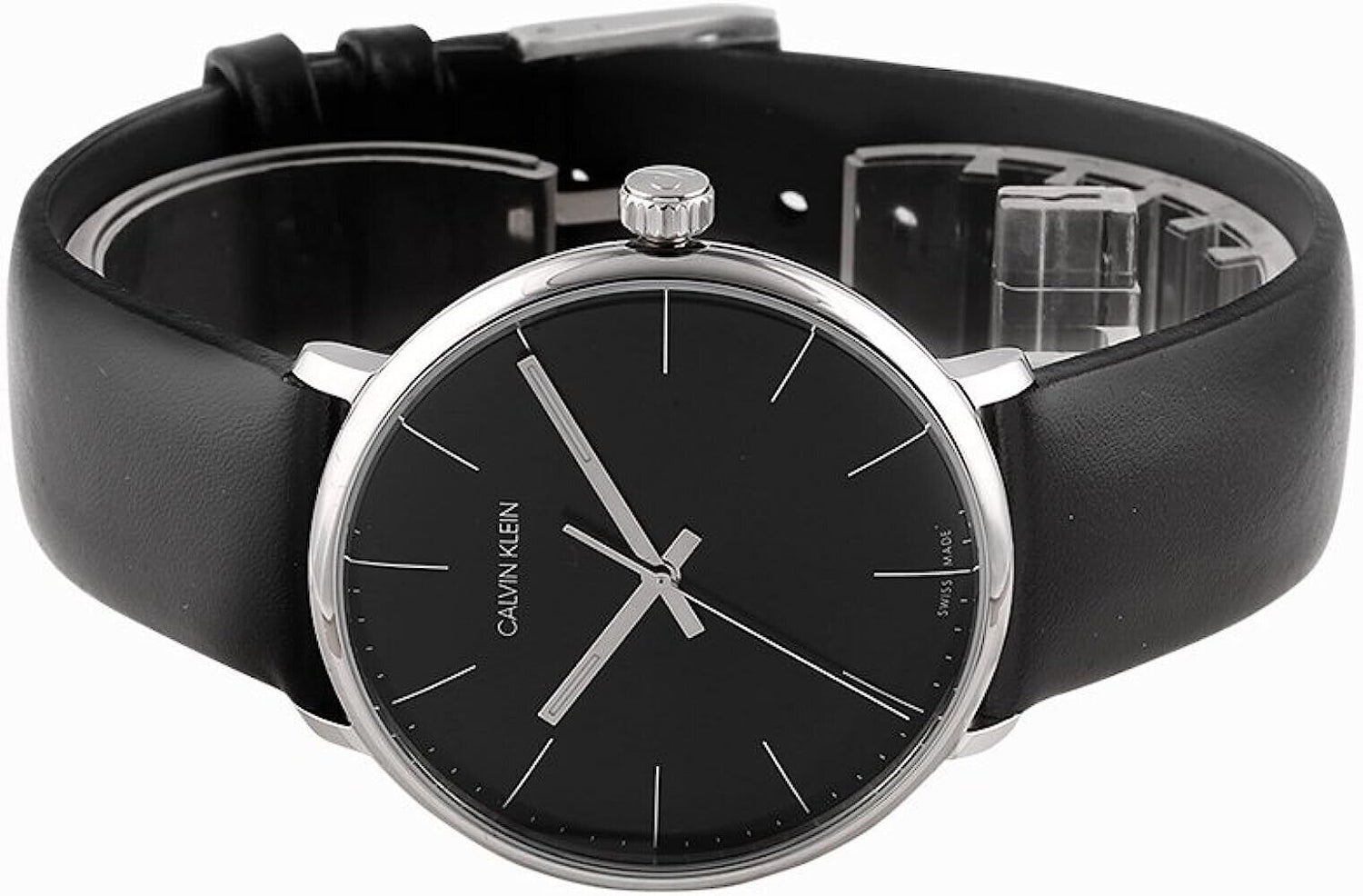 CALVIN KLEIN High Noon Quarz Uhr Herren Schwarz Zifferblatt