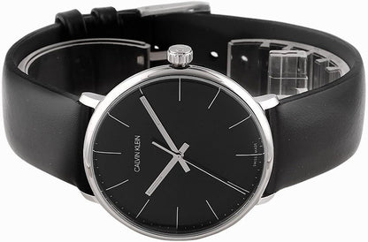 CALVIN KLEIN High Noon Quarz Uhr Herren Schwarz Zifferblatt
