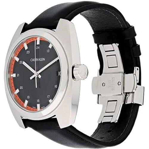 CALVIN KLEIN Achieve Quarz Herrenarmbanduhr schwarz Zifferblatt K3M23526