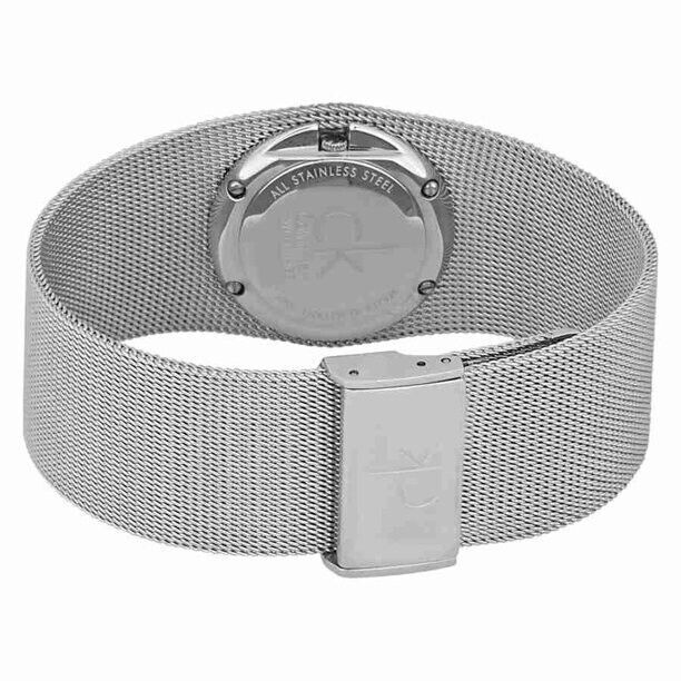 CALVIN KLEIN Impulsive Damenarmbanduhr schwarz Stahlmesh K3M23526