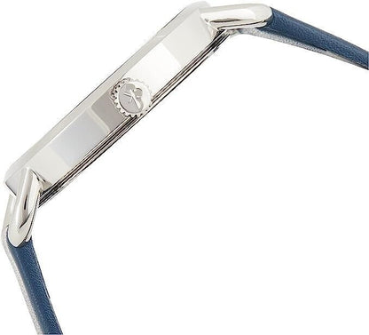 CALVIN KLEIN Even Quarz Damenarmbanduhr mit blauem Zifferblatt