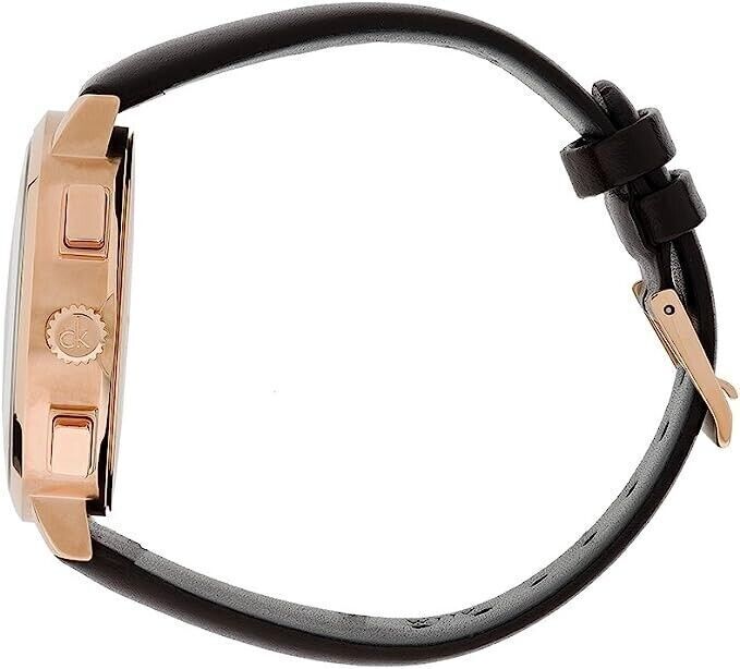 CALVIN KLEIN Posh Chronograph Herrenarmbanduhr Silber Zifferblatt