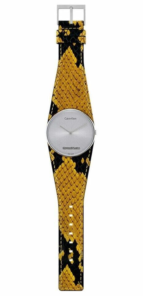 CALVIN KLEIN Spellbound Damenarmbanduhr mit silbernem Zifferblatt