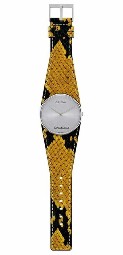 CALVIN KLEIN Spellbound Damenarmbanduhr mit silbernem Zifferblatt