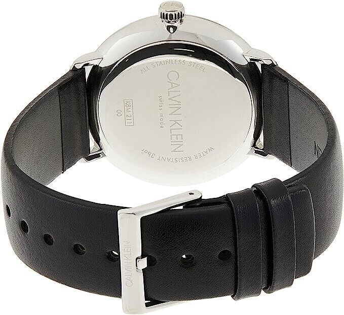 CALVIN KLEIN High Noon Quarz Uhr Herren Schwarz Zifferblatt