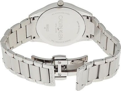 CALVIN KLEIN Quarz Uhr Herren mit silbernem Zifferblatt