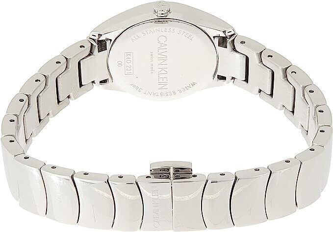 CALVIN KLEIN Classic Quarz Damenarmbanduhr mit schwarzem Zifferblatt