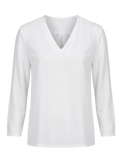 Armani Jeans Bluse Damen Weiß — ghost