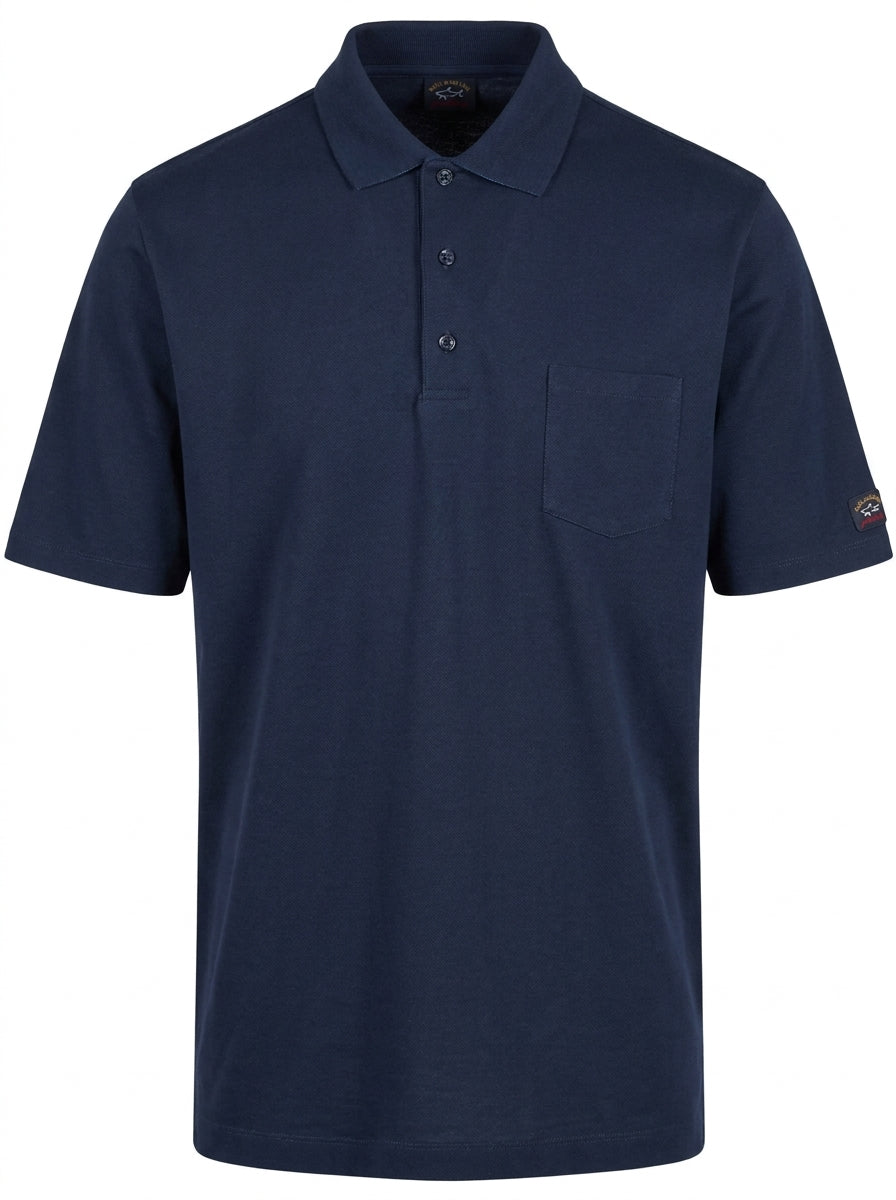 Paul &amp; Shark Poloshirt Marineblau (E18P1235 013) — ghost
