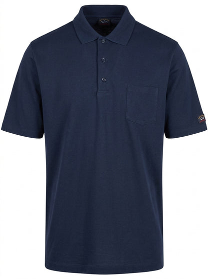 Paul &amp; Shark Poloshirt Marineblau (E18P1235 013) — ghost