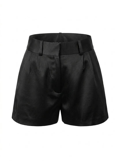Versace Pantaloni Shorts Schwarz — ghost