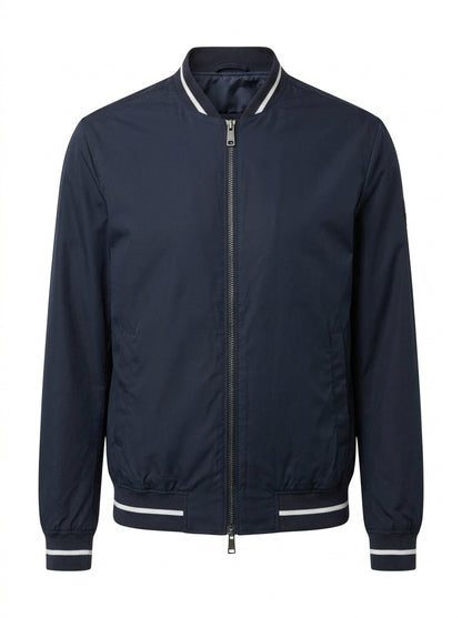 Armani Jeans Schlanke, leichte marineblaue Jacke — ghost