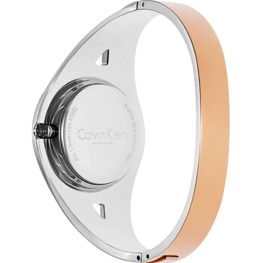 CALVIN KLEIN Sensual Silber Zifferblatt Kleine Armreif Damen Uhr