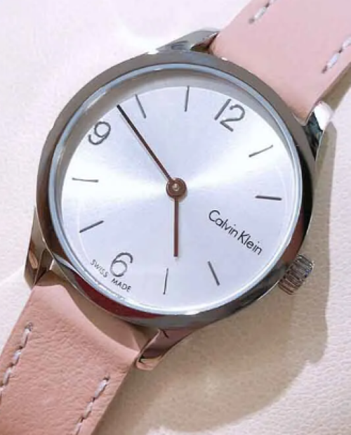 CALVIN KLEIN Endless Damen Quarz Uhr mit silbernem Zifferblatt