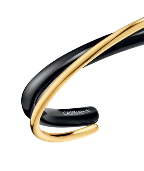 CALVIN KLEIN DOUBLE KJ8XBF20010M Armreif - GOLD/SCHWARZ - M