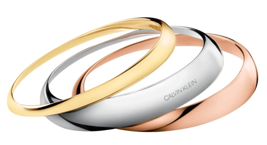 CALVIN KLEIN GROOVY KJ8QDD30010M EDELSTAHLARMBÄNDER – 3-FARBIG