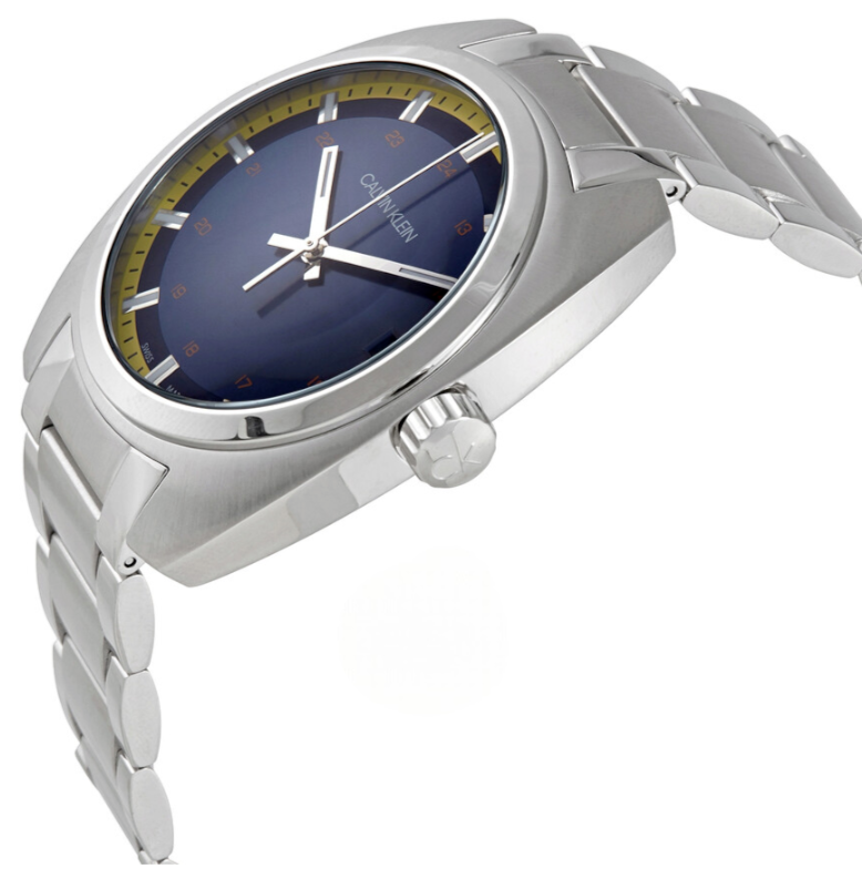 CALVIN KLEIN Achieve Quarz Uhr Herren blaues Zifferblatt